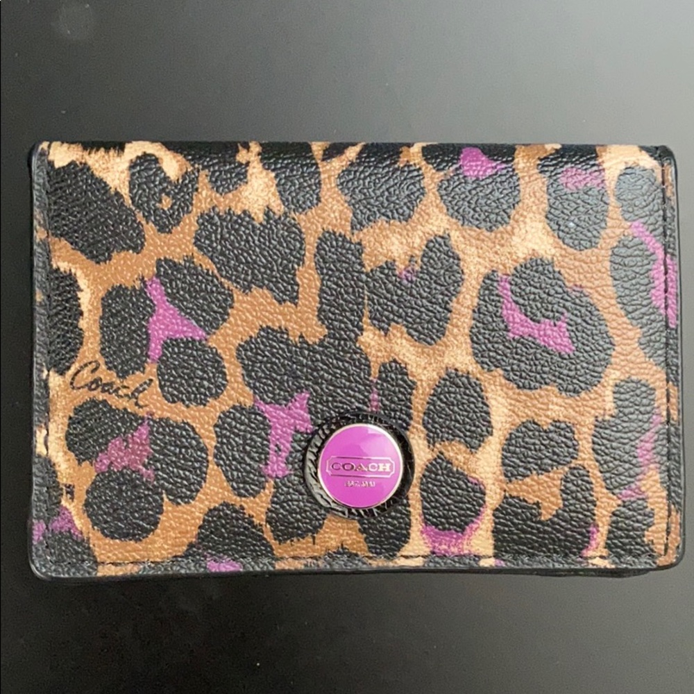 Coach Cheetah Wallet
